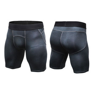 Running Fight Wear <b>Compression</b> <b>Shorts</b>-Breathable Spandex/Nylon for <b>Men</b> - Product Image 1