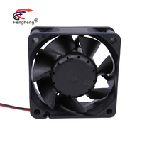 Ventilateur de refroidissement Fengheng 60mmx60mmx25mm 12 volts Haute vitesse 5600 tr/min Ventilateur 2 broches PWM FG FH6025 pour l'audio de voiture