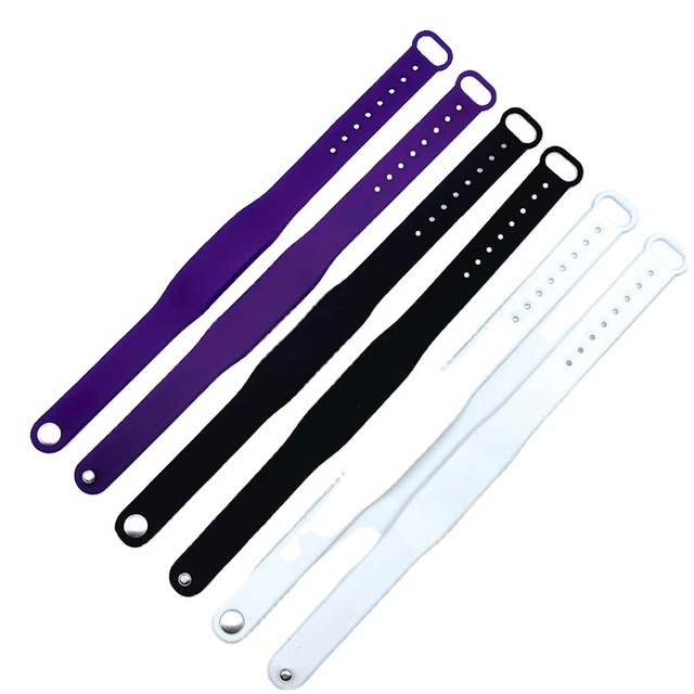 Hot Selling High Quality Waterproof Wristband 215 NFC Bracelet RFID Silicone Wristband for Festival Amusement Parks Events