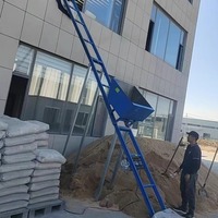 Élévateur d'échelle de cargaison électrique sûr personnalisé de 0 à 500m 500Kg 1 tonnes pour portes et fenêtres Élévateur d'échelle en ciment pour travaux d'escalade