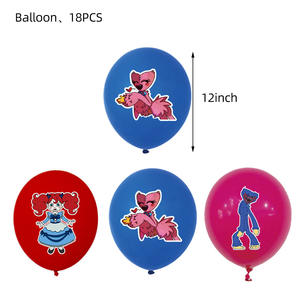 Ensemble de ballons imprimés de 12 pouces pour les jeux, décorations de fête d'anniversaire, drapeaux de <span class=keywords><strong>jeu</strong></span> Poppys, décoration de gâteau, fournitures d'anniversaire pour enfants - Product Image 5