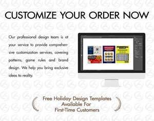 Logotipo de impresión personalizado Tarjeta de rascar dorada personalizada Certificados de regalo de agradecimiento Tarjetas de rascar y pegatinas - Product Image 6