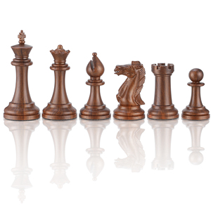 Juego de Piezas de Ajedrez King Tall Conqueror Big Knights, Estilo Staunton, con Acabado de Madera, Triple Peso, 3.5 Pulgadas (34 Piezas/Juego) - Product Image 2