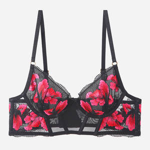 Regalo di san valentino di natale Set Lingerie <span class=keywords><strong>Sexy</strong></span> da donna maglia rossa trasparente perizoma decorazione di pizzo a uncinetto tessitura luce - Product Image 1