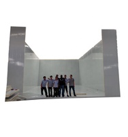 Chambre froide ignifuge personnalisable avec porte à charnières - Isolation haute densité 43 kg/m3