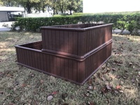 Boîte de jardinière verticale en plastique surélevée pour légumes