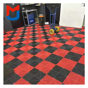 Carreaux de sol modulaires anti-<span class=keywords><strong>d</strong></span>érapants en plastique PP PVC Tapis de sol de garage à emboîtement Carreaux de sol pour atelier de <span class=keywords><strong>d</strong></span>étail de voiture 1.8cm - Product Image 4