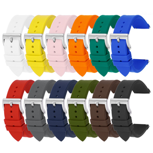 Cinturini Sportivi in Silicone per Smartwatch con Sgancio Rapido, 20mm 22mm 24mm, Compatibili con Huawei <span class=keywords><strong>GT2</strong></span> <span class=keywords><strong>Pro</strong></span> - Product Image 1