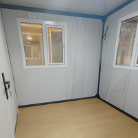 Casa Contenedor Expandible de Lujo Moderna con Acabado de Madera, Prefabricada, Modular, Plegable, Mini Casa, Oficina de Jardín para Venta al por Mayor