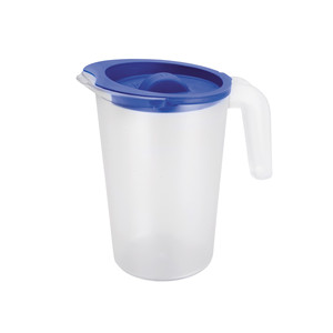 Brocca in policarbonato con coperchio, capacità 2 quarti, per conservare e servire l'acqua - Product Image 1