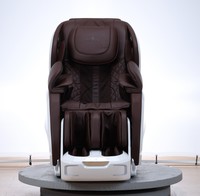 Fauteuil de massage corporel complet Shiatsu à prix d'usine avec pétrissage 2D, vibrations, chaleur, roulement, airbag et télécommande
