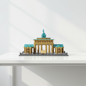 Bloques de Construcción de Plástico ABS de Partículas Pequeñas, Arquitectura Famosa, Puerta de Brandenburgo de Berlín, Alemania, Juguetes Educativos, 1551 Piezas - Product Image 3