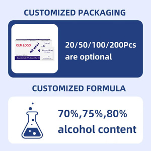 Toallitas de <span class=keywords><strong>Alcohol</strong></span> Isopropílico al 70% Estériles, Desechables, Envueltas Individualmente, Grandes, Sin Pelusa - Product Image 4