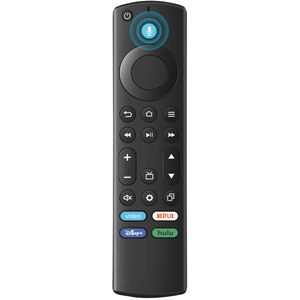 Télécommande de remplacement pour tous les appareils Fire <span class=keywords><strong>TV</strong></span> - Commande vocale, compatible avec <span class=keywords><strong>TV</strong></span> Stick, Cube, Insignia, Toshiba Smart TVs - Product Image 1
