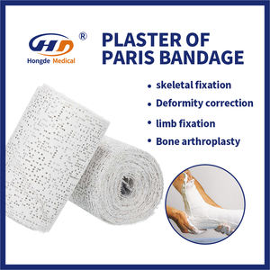 Yeso ortopédico de vendaje de París gasa impregnada de yeso para fundición de fracturas e inmovilización de extremidades vendaje PoP - Product Image 3