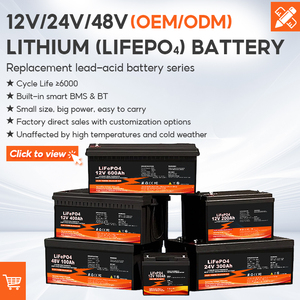 Batterie au lithium LiFePO4 12V 300Ah 400Ah 600Ah pour système d'énergie solaire, directement de l'usine - Product Image 4