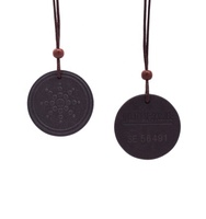 Livraison gratuite, Offre Spéciale Pendentif en pierre volcanique à énergie solaire, anti-radiation, pour la santé, logo personnalisé offert