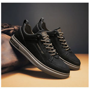Chaussures de skate pour hommes en gros, nouveau design, respirantes, matière douce pour le printemps et l'automne, semelle en mesh pour le sport - Product Image 1