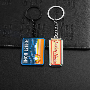 Offre spéciale, porte-clés avec logo en métal personnalisé, porte-clés en alliage de zinc moulé sous pression en émail souple - Product Image 6