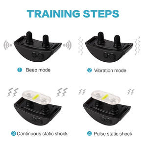 1,000m रेंज रिमोट कंट्रोल बिजली कुत्ते कॉलर के साथ समायोज्य सुरक्षित उच्च गुणवत्ता कुत्ते कॉलर प्रशिक्षण के लिए कंपन सदमे बीप - Product Image 5
