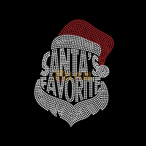 Santa Baby Rhinestone Transfer Prensa de calor Diseño de diamantes de imitación Hierro en piedra de cristal para Feliz Navidad - Product Image 6