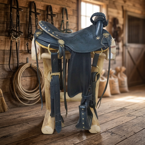 BS International 100% Original Real Buffalo Leather English Style Race <b>Saddle</b> Wood Tree Uttar Pradesh Finest Quality Sustainable - Product Image 2