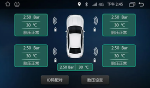 نظام استشعار ضغط الإطارات الملاحة أندرويد للسيارة الداخلية نظام <span class=keywords><strong>TPMS</strong></span> - Product Image 2