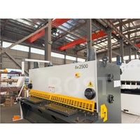 Cisaille à guillotine entièrement automatique BOST 6x3000mm en acier inoxydable pour la découpe de tôles