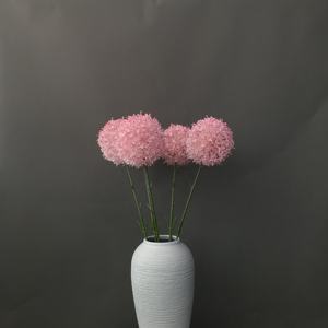 T-CQ Artificielle Boule Fleurs Longue Tige Artificielle <span class=keywords><strong>Allium</strong></span> pour La Maison De Mariage Décor Tables Florales Centres De Table - Product Image 2