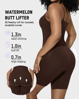 Body sculptant intégral sans couture pour femme, amincissant, respirant, avec contrôle du ventre, entrejambe superposé, effet galbant fessier, pour usage quotidien