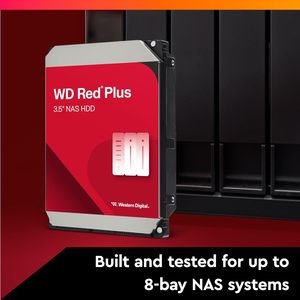 For 8TB for Red Plus NAS <b>Internal</b> <b>Hard</b> <b>Drive</b>-5640 RPM 6Gb/s CMR 256 MB 3.5" WD80EFPX 8TB Storage Capacity Ideal for Large-scale - Product Image 3