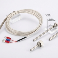 Sonde de température industrielle haute précision à thermocouple, 3 fils, en acier inoxydable, résolution 0,1°C, ODM OEM MS
