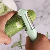 Groothandel uit China: Professionele handmatige aardappelmes, 3-in-1 groenteschiller met mes