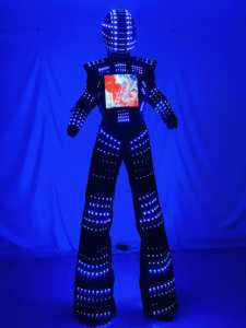 LED Full Color Robot Costume Stilt Walker Robot Suit Kryoman <span class=keywords><strong>David</strong></span> <span class=keywords><strong>Guetta</strong></span> Future Clothing Celebration Party Show - Product Image 2