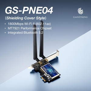 <span class=keywords><strong>Carte</strong></span> Réseau Sans Fil Wi-Fi 6 <span class=keywords><strong>PCI</strong></span>-E pour Ordinateur de Bureau, Double Bande 2.4GHz/<span class=keywords><strong>5GHz</strong></span>/6GHz, 2-en-1, Adaptateur Wi-Fi BLE <span class=keywords><strong>PCI</strong></span>-E PCIe MT7921 - Product Image 6