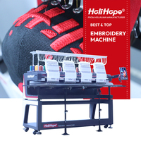 Machine à broder Holihope RCS à 4 têtes, usage industriel, informatisée, 15 aiguilles, 1200 tr/min, vitesse rapide, prix abordable