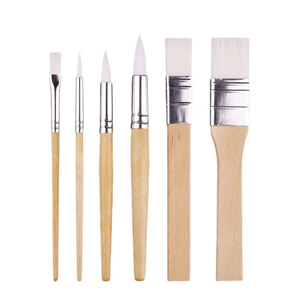 Spazzola in Nylon bianco sintetico senza Logo Set di <span class=keywords><strong>pennelli</strong></span> <span class=keywords><strong>per</strong></span> pittura di forniture <span class=keywords><strong>per</strong></span> artisti - Product Image 1