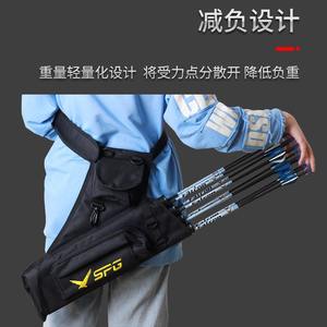 Carcaj de hombro y cintura personalizado para 4 flechas de tiro con arco, para arcos compuestos, recurvos y tradicionales, para caza y tiro. - Product Image 4