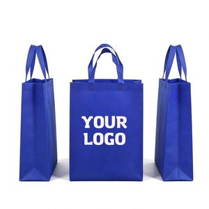 Sacs de courses pliables en non-tissé, vente en gros, recyclables, écologiques, sacs pliables TNT écologiques, sacs de vente au détail personnalisés pour vêtements - Product Image 1