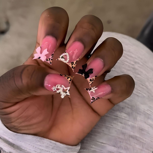 <span class=keywords><strong>Uñas</strong></span> postizas de pato de marca privada, hechas a mano, de cobertura completa, acrílicas, con punta ancha acampanada para pedicura de fiesta en la playa de <span class=keywords><strong>verano</strong></span> - Product Image 6