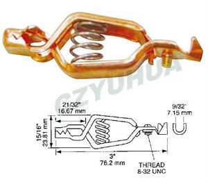 40A Thép Mạ Kẽm Kim Loại <span class=keywords><strong>Clip</strong></span> Thiết Bị Đầu Cuối Pin Sạc Cá Sấu Kẹp Với Khởi Động - Product Image 6