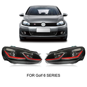 Feux de jour à LED F139 <span class=keywords><strong>pour</strong></span> Volkswagen Golf 6 GTI 2009-2013, ensemble de phares avant gauche + droit, <span class=keywords><strong>lampe</strong></span> automobile - Product Image 1