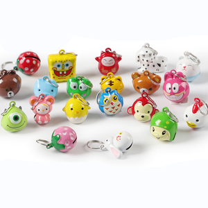 맞춤형 다채로운 황동 구리 DIY 애완동물 목걸이 맞춤형 종소리 소형 동물용 Senye 브랜드 사진 패턴 - Product Image 1