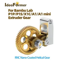 Ensamblaje de Engranaje de Extrusora Mejorado de Acero Endurecido con Nano-Revestimiento DLC de Alta Precisión para Impresora 3D Bambu Lab X1P1, Fabricado en China Continental