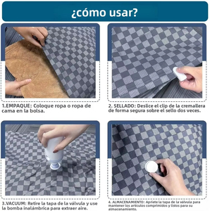 Sacs de rangement <span class=keywords><strong>sous</strong></span> <span class=keywords><strong>vide</strong></span> en tissu EA007 épaissis pour édredons et vêtements, taille extra large, idéal (pompe non incluse) - Product Image 6