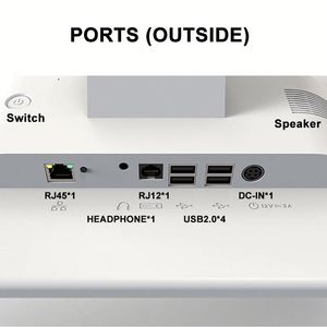 Plataforma de Hardware de 15.6 Pulgadas y 64 Bits, Sistema de Punto de Venta Completo para Centros Comerciales, Pantalla Dual, OEM ODM - Product Image 4