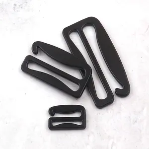 Wholesale Black G Hook Webbing Hook Buckle Adjustable Backpack Slide Buckle G Hook Buckle For Belt Clothing Leather Backpack Bag