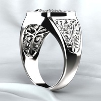 2024 nouvelles bagues de doigt pour hommes en relief Scorpion créatif anneaux de bijoux d'anniversaire scorpion toxique