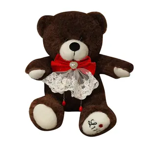 Đáng yêu gấu plushies Valentines nhồi bông sang trọng gấu bông quà tặng cho các cô gái