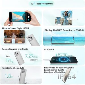 Miglior Prezzo HONOR <span class=keywords><strong>Smartphone</strong></span> Dual SIM 108MP Octa Core CDMA Inglese AMOLED 120Hz Ricarica Rapida 100W - Product Image 3